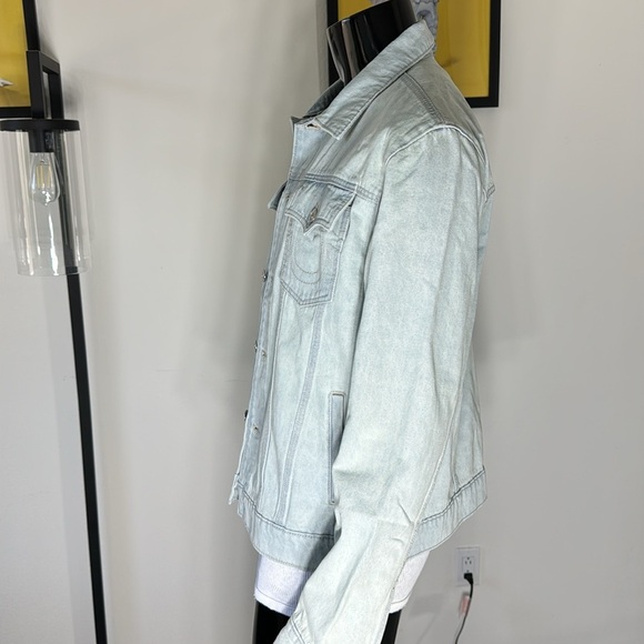 Light Blue Jesse SN Trucker Denim Jacket - Picture 3 of 4